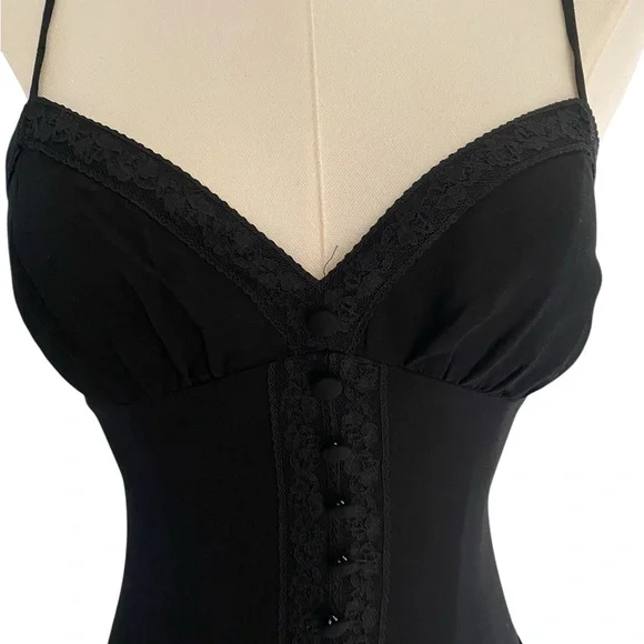 Reformation Black Chemise - Picture 3 of 12